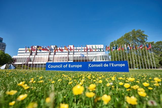 Euroopan neuvoston parlamentaarisen yleiskokouksen rakennus.